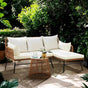 3-Piece Modular L-Shaped Outdoor Patio Furniture Set - Sleep Galleria