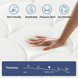 Medium Hybrid Gel Memory Foam Pocket Spring Mattress - Sleep Galleria