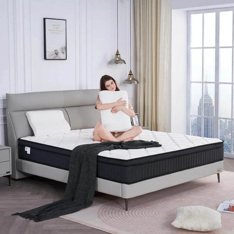 Medium Plush Hybrid Gel Memory Foam Mattress - ANGDUO - Sleep Galleria