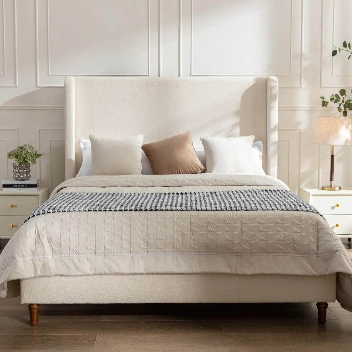 Modern Upholstered Platform Bed Frame - Sleep Galleria