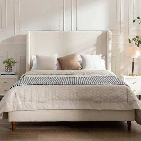 Modern Upholstered Platform Bed Frame - Sleep Galleria