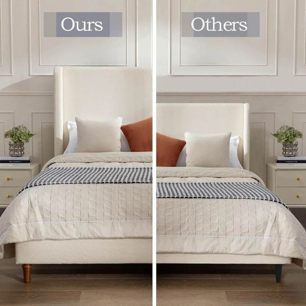 Modern Upholstered Platform Bed Frame - Sleep Galleria