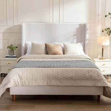 Modern Upholstered Platform Bed Frame - Sleep Galleria