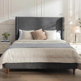 Modern Upholstered Platform Bed Frame - Sleep Galleria