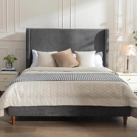 Modern Upholstered Platform Bed Frame - Sleep Galleria