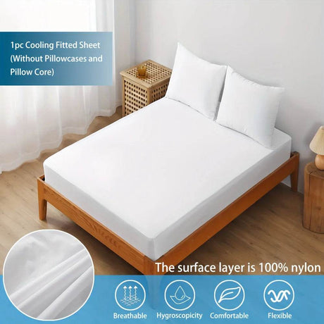 Cooling Waterproof Breathable Nylon Polyester Fitted Sheet - Anqianny - Sleep Galleria
