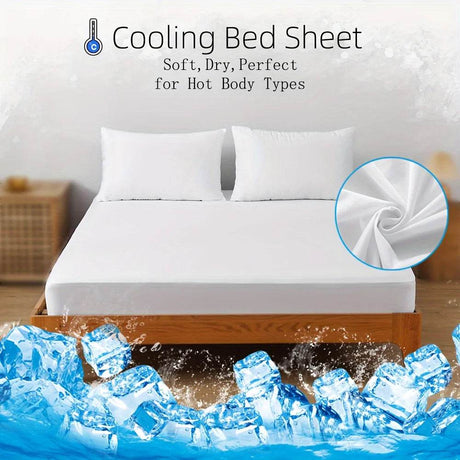 Cooling Waterproof Breathable Nylon Polyester Fitted Sheet - Anqianny - Sleep Galleria