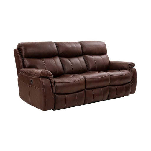 Armen Living Furniture Furniture > Home Furniture-Living Room Furniture-Seating Furniture-Guest Chairs & Sofas-Sofas & Loveseats Sets Montague Dual Power Reclining 2 Piece Sofa and Recliner Set in Genuine Brown Leather
