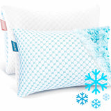 Virtu Temperature Regulating Reversible Cooling Body Pillow for Adult, Adjustable Memory Foam Long Body Pillows for Bed, 20" X 54"