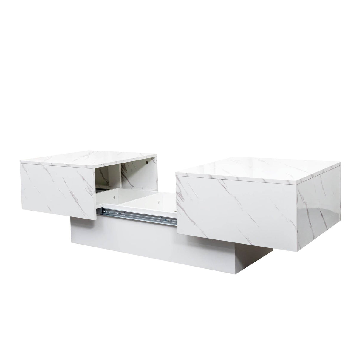 Extendable Sliding Top Coffee Table With Hidden Storage - Sleep Galleria