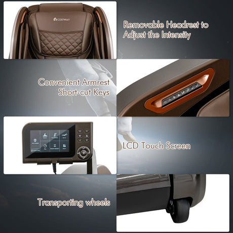 Therapy 22 - SL Track Full Body Zero Gravity Massage Chair Recliner Thai Stretch Heat Roller