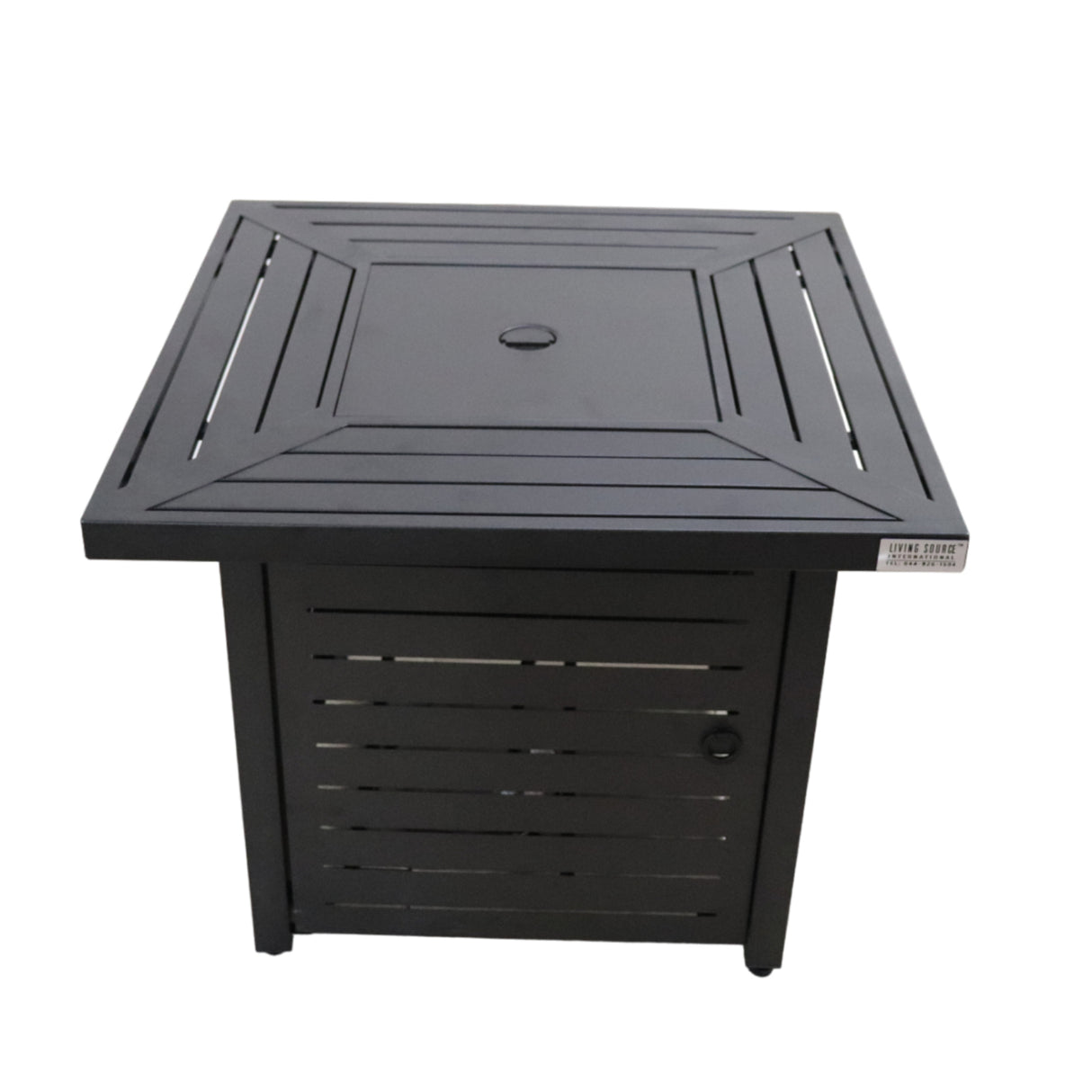 Steel Propane Adjustable Flame Stainless Steel Fire Pit Table