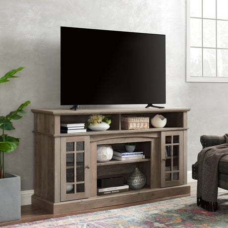 Classic Gray Wash MDF TV Stand Console - Sleep Galleria