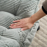 Soft Lounge Chair With Ottoman And Side Pocket - Sleep Galleria