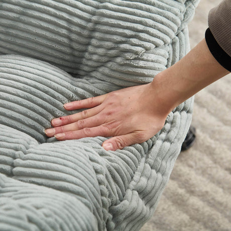 Soft Lounge Chair With Ottoman And Side Pocket - Sleep Galleria