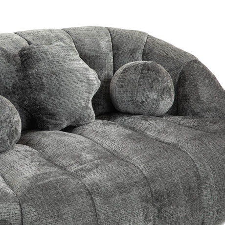 High Density Foam Chenille Bean Bag Lounge Chair - Sleep Galleria