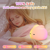 Cute Bunny Silicone Rechargeable LED Night Light - Sleep Galleria