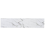 High Gloss White Marble TV Stand With Drawers - Sleep Galleria