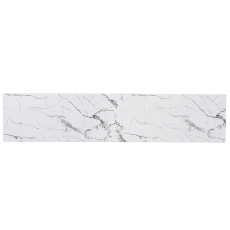 High Gloss White Marble TV Stand With Drawers - Sleep Galleria
