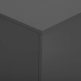 Modern Gray MDF TV Stand With Adjustable Shelf - Sleep Galleria