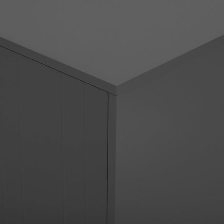 Modern Gray MDF TV Stand With Adjustable Shelf - Sleep Galleria