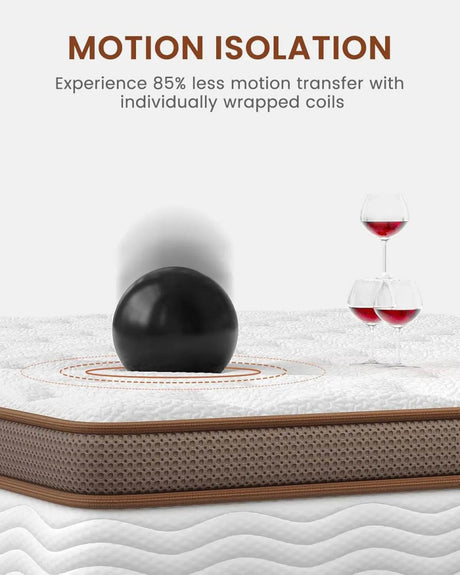 12-Inch Gel Memory Foam Mattress - Sleep Galleria