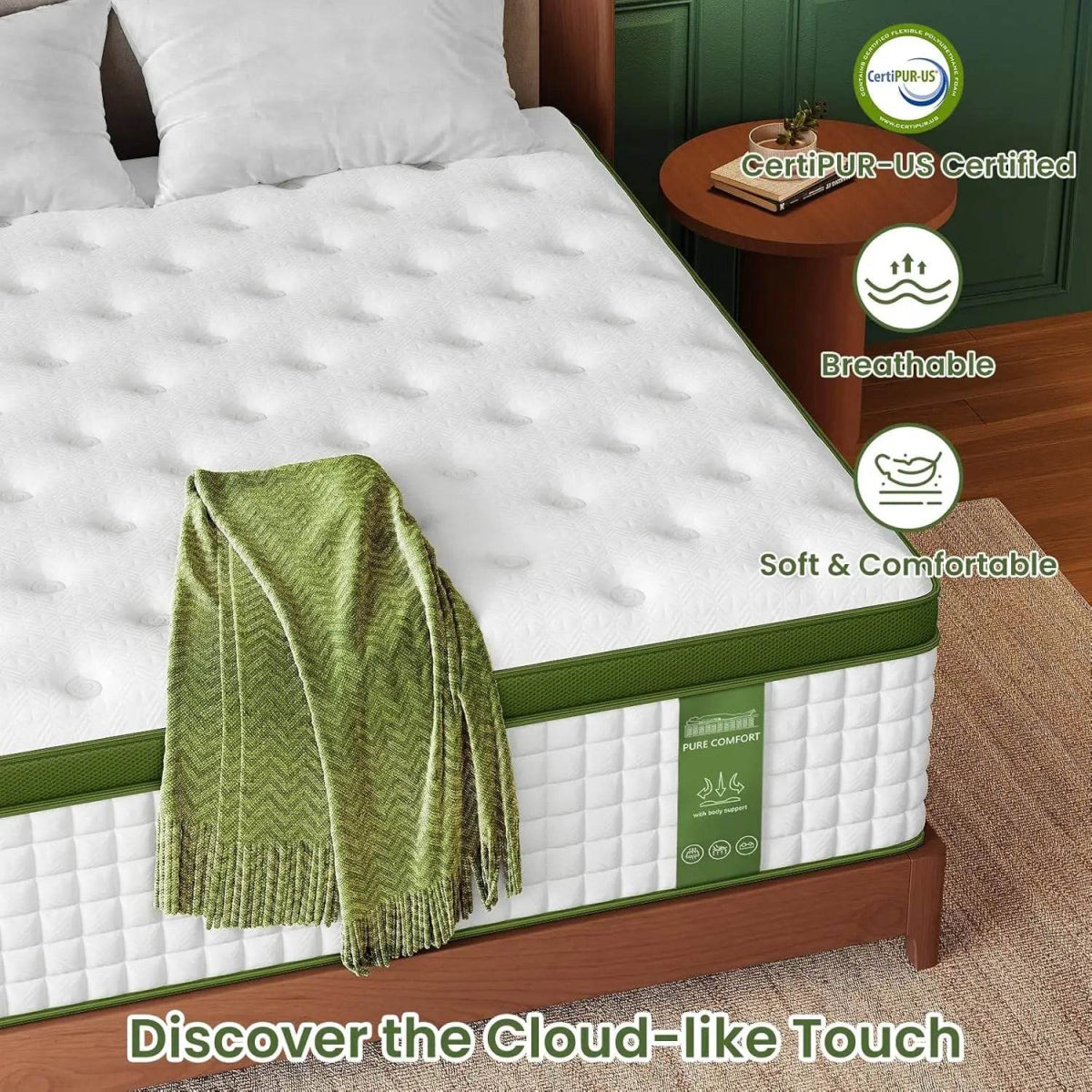 BedStory 12”–14” Gel Memory Foam Hybrid Mattress - BedStory - Sleep Galleria
