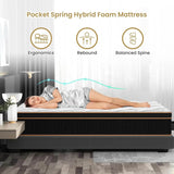 Cooling Gel Memory Foam Hybrid Mattress - Sleep Galleria