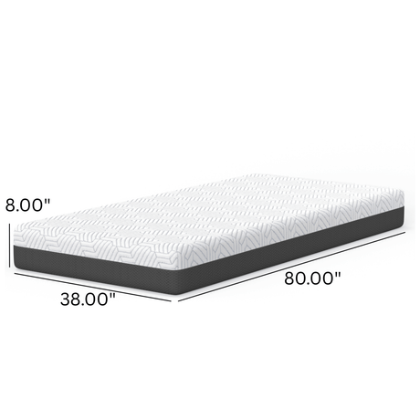 8 - Inch Firm Cooling Memory Foam Mattress - BedTech - Sleep Galleria