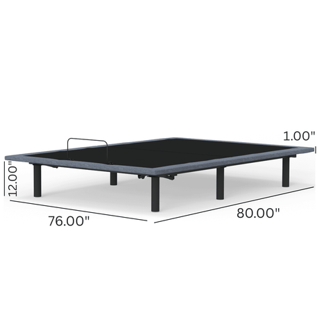 Adjustable Bed Base With Dual 3-Level Massage and Lighting - Sleep Galleria