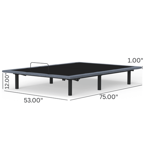 Full Adjustable Bed Base With Dual 3-Level Massage - Sleep Galleria