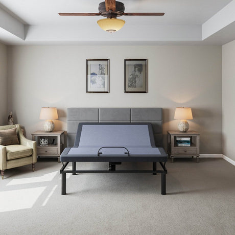 King Adjustable Bed Base With Wireless Remote Control - Sleep Galleria