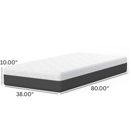 Medium 10 - Inch Cooling Memory Foam Mattress - BedTech - Sleep Galleria