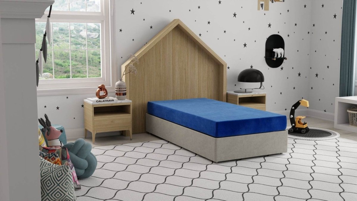 Medium 7-Inch Waterproof Foam Kids Pedic Mattress - Sleep Galleria