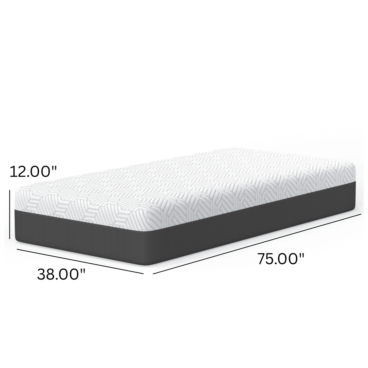 Soft 12-Inch Cooling Memory Foam Plush Mattress - Sleep Galleria