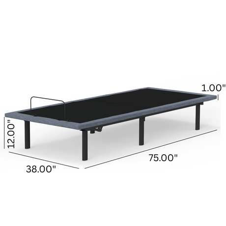Twin Adjustable Bed Base With Dual 3-Level Massage - Sleep Galleria