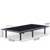 Twin Adjustable Steel Bed Base With Head Foot Remote - Sleep Galleria