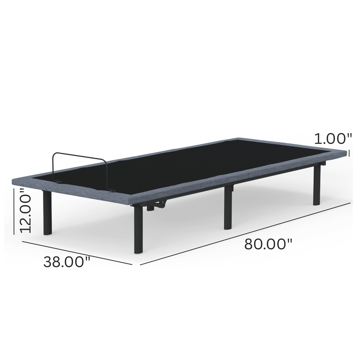 Twin XL Adjustable Bed Base With Dual 3-Level Massage - Sleep Galleria