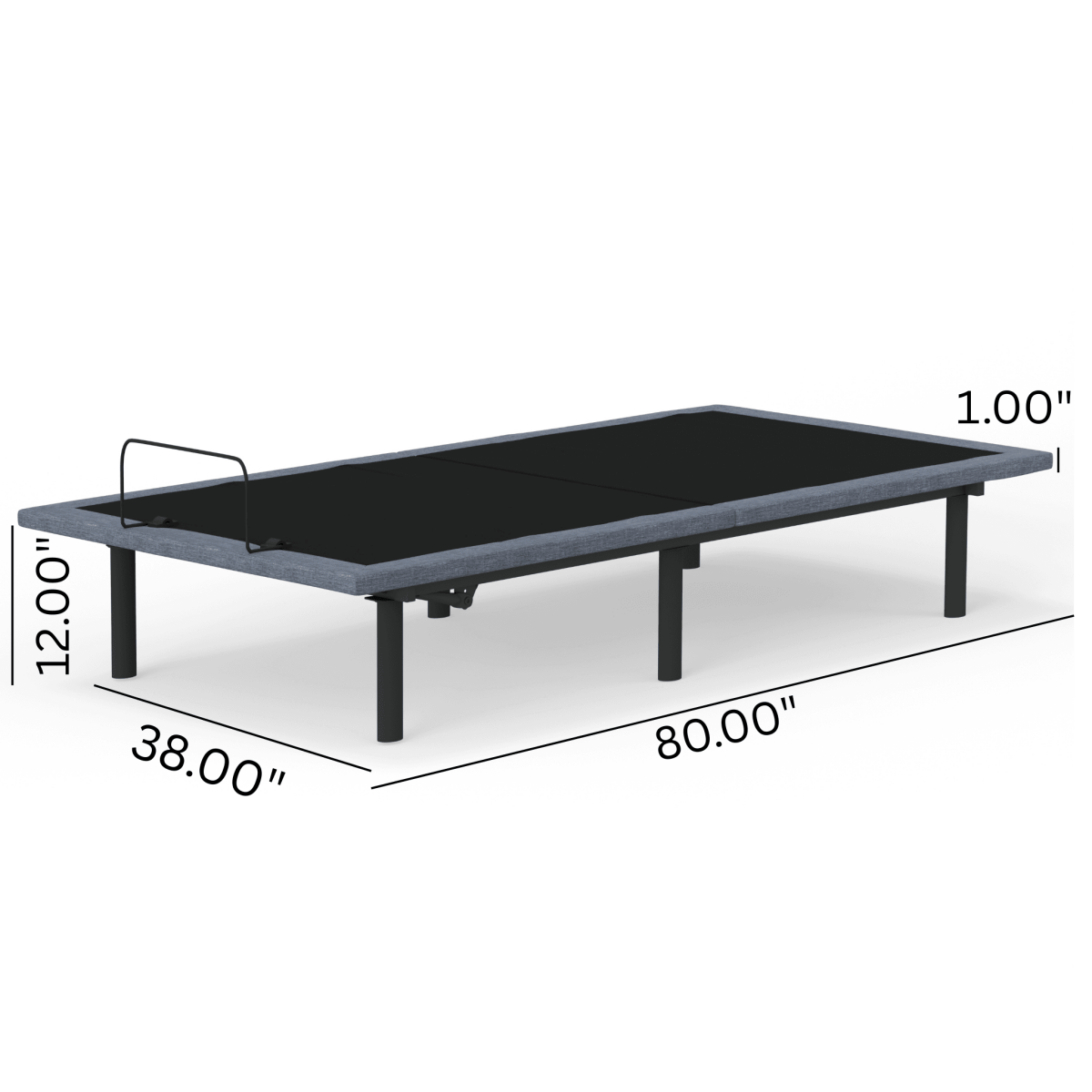 Twin XL Adjustable Steel Bed Base With Wireless Remote - Sleep Galleria