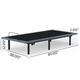 Twin XL Adjustable Steel Bed Base With Wireless Remote - Sleep Galleria
