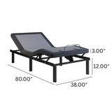 Twin XL Steel Wireless Remote Adjustable Bed Base - Sleep Galleria