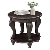 3-Piece Espresso Rubber Wood Coffee Table Set - Sleep Galleria