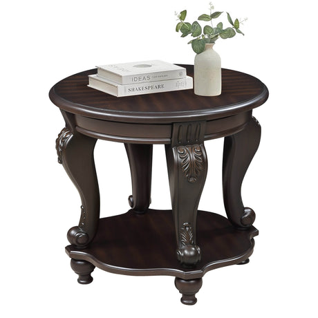 3-Piece Espresso Rubber Wood Coffee Table Set - Sleep Galleria