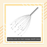 Stainless Steel Manual Head Massage Claw Tool - Sleep Galleria
