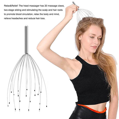 Stainless Steel Manual Head Massage Claw Tool - BGVfive - Sleep Galleria