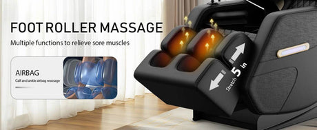 Zero Gravity Full - Body Air Compression Massage Chair - BILITOK - Sleep Galleria