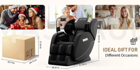 Zero Gravity Full Body Heated Airbag Massage Chair - BILITOK - Sleep Galleria