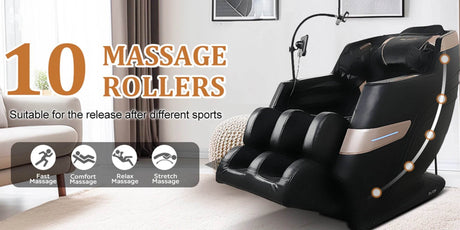 Zero Gravity Full Body Heated Airbag Massage Chair - BILITOK - Sleep Galleria