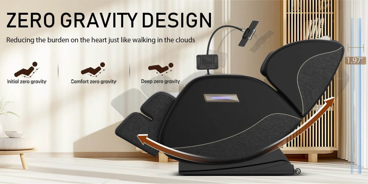 Zero Gravity Full Body Heated Airbag Massage Chair - BILITOK - Sleep Galleria