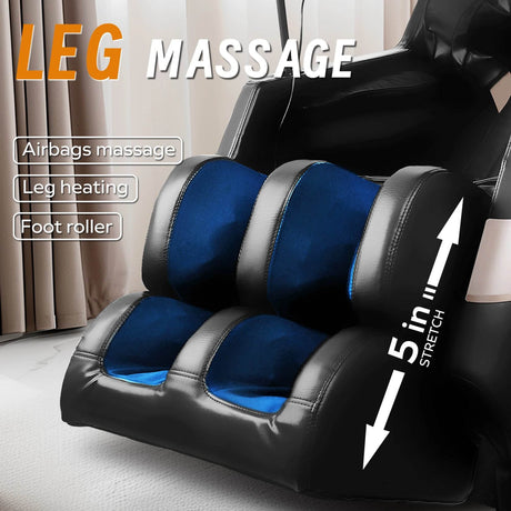 Zero Gravity Full Body Heated Airbag Massage Chair - BILITOK - Sleep Galleria